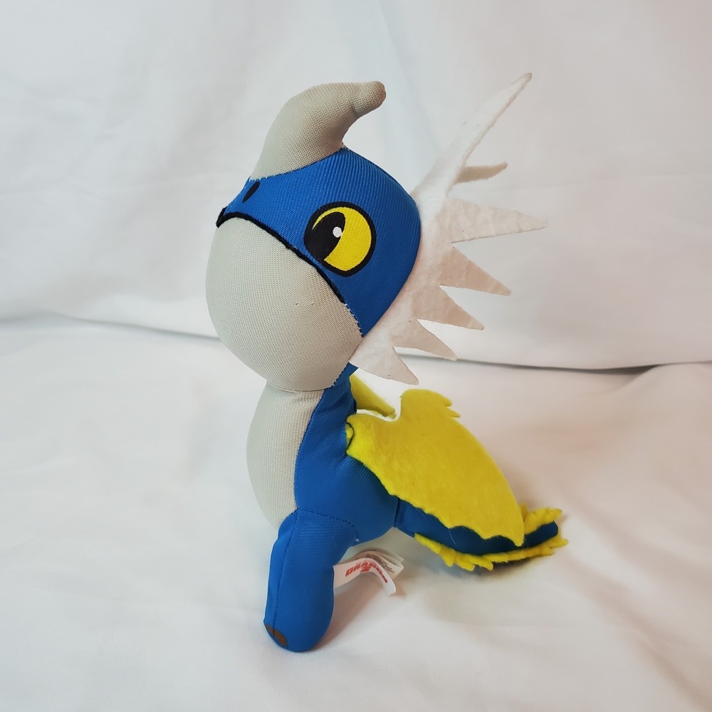 Stormfly Plush 9"‎ Blue Yellow Dragon HTTYD 2 DreamWorks Stuffed Toy